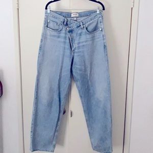 AGOLDE CRISS CROSS JEANS
